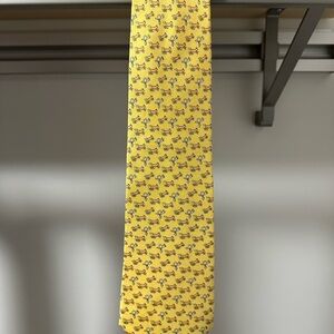 Vineyard Vines Yellow Patterned Tie